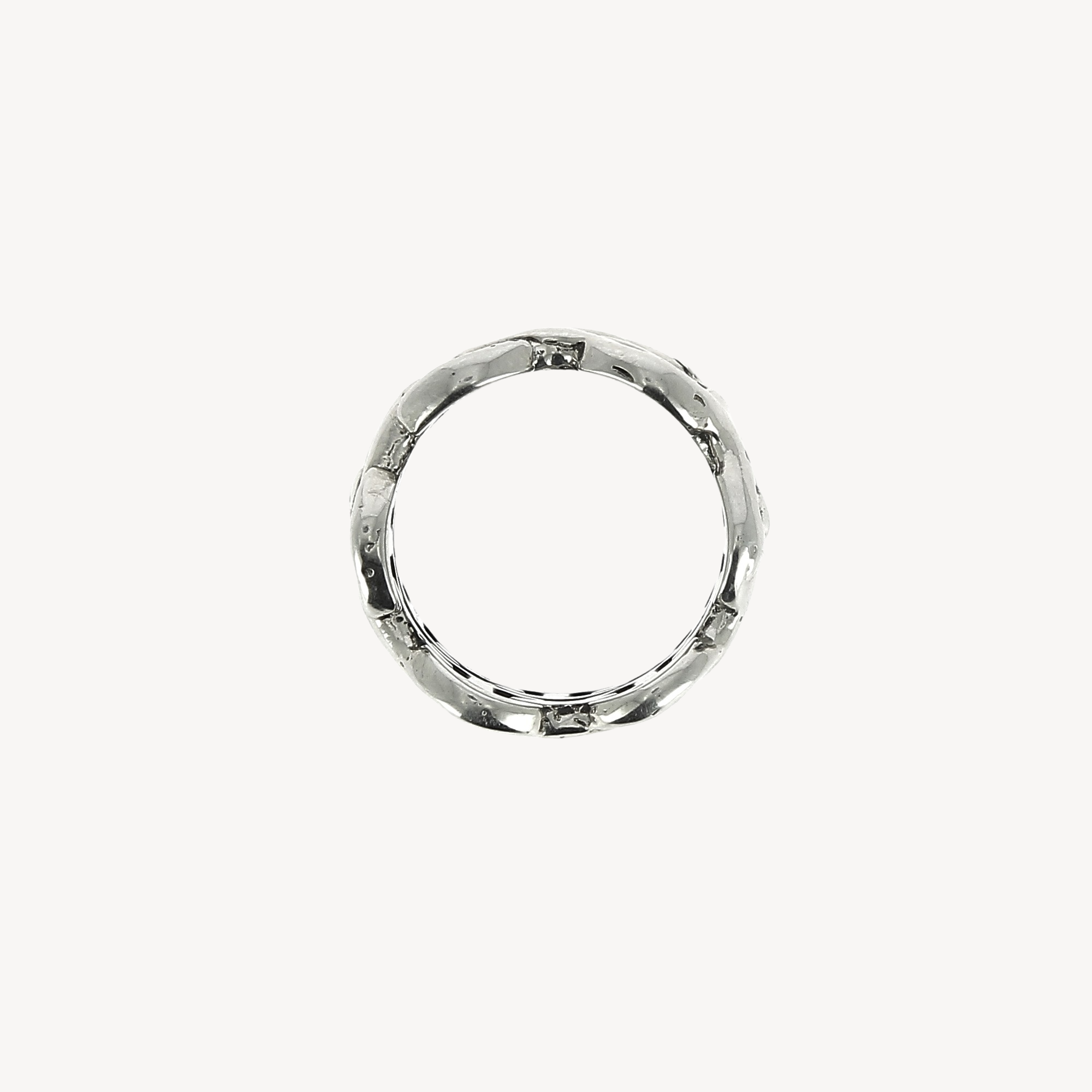 Sacred Melted Double Classic Tri-Link-Ring