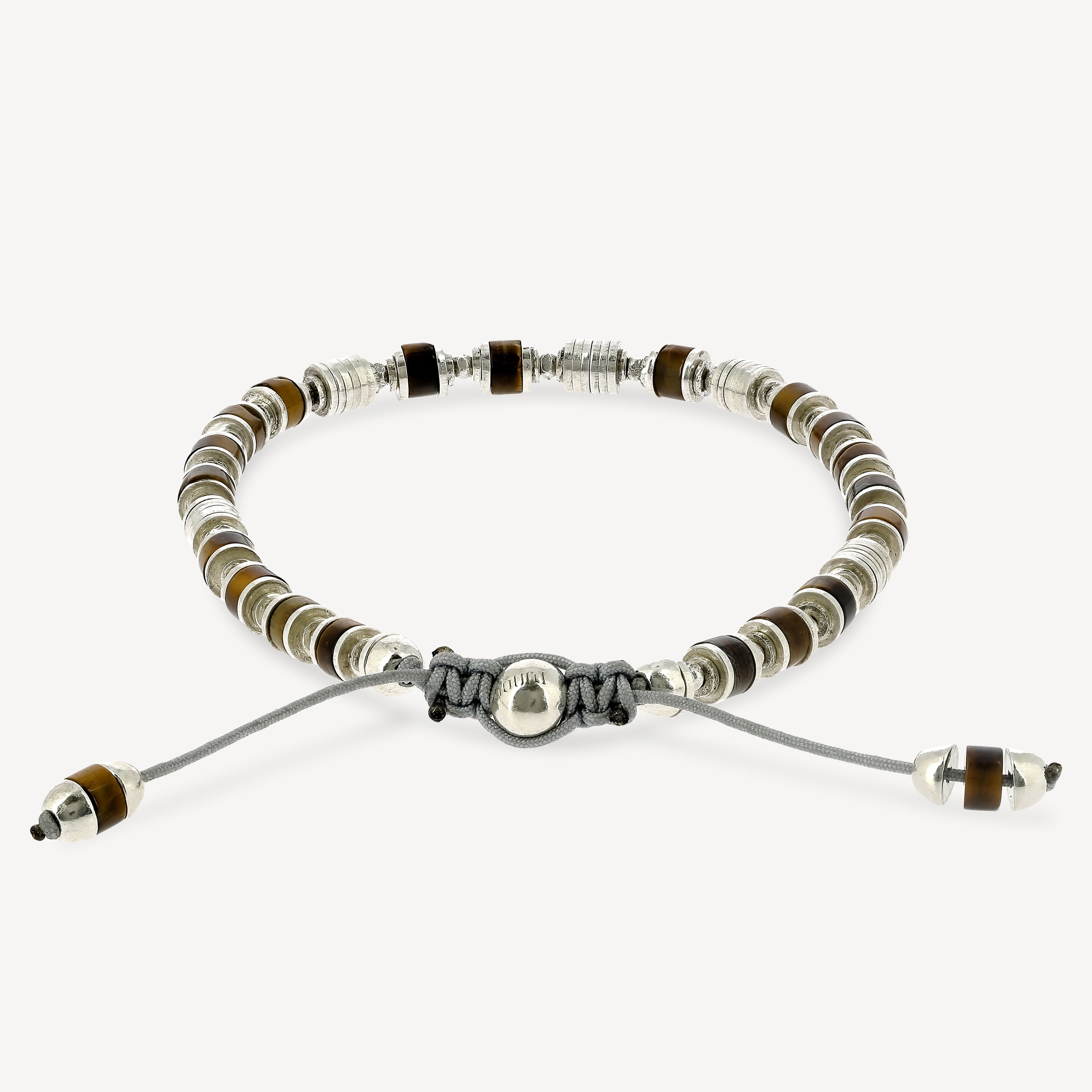 Saguaro Bracelet Silver Tiger Eye Gemstone