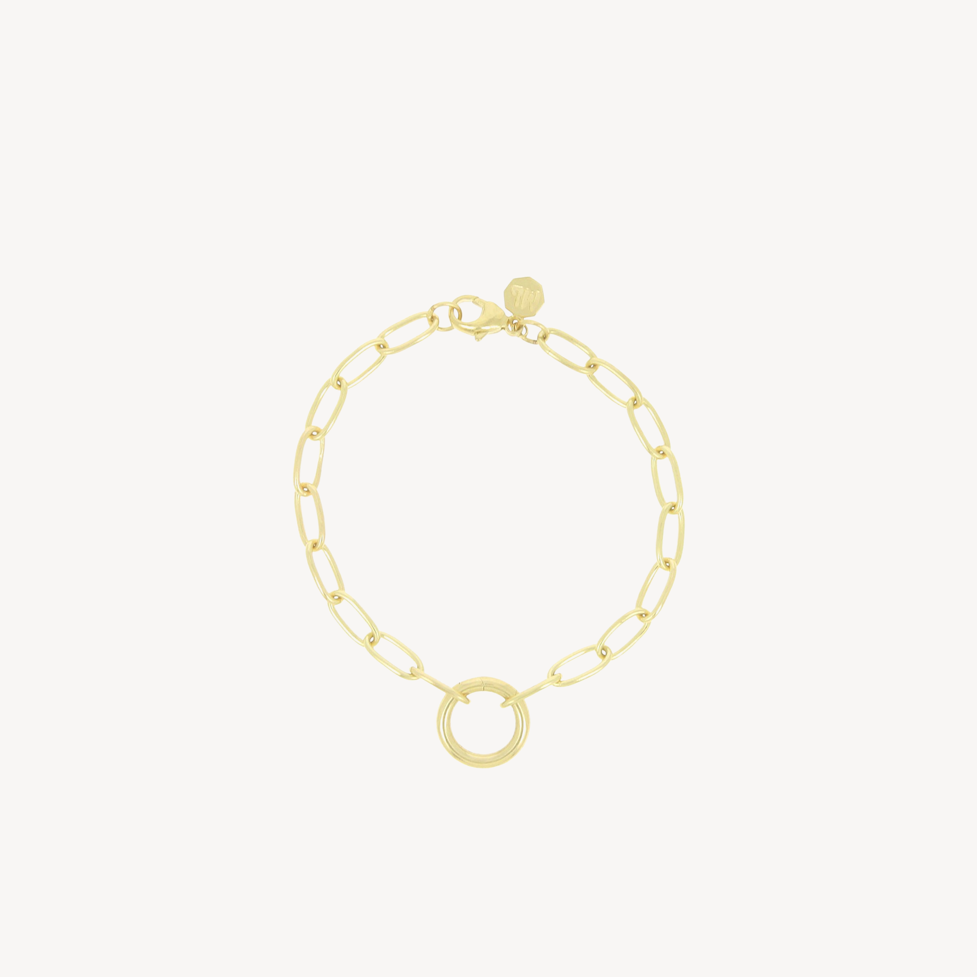 Sardinia Bracelet with Ring Yellow Gold