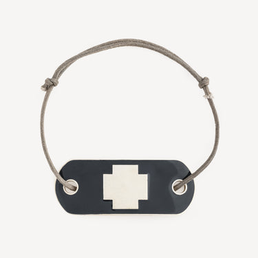 White Cross Bracelet
