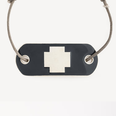 White Cross Bracelet