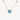 Small turquoise heart necklace with diamond