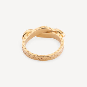 Sophia-Ring mit Schlange und Birnen-Smaragd