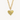 Collier Spiked Heart Diamant Blanc