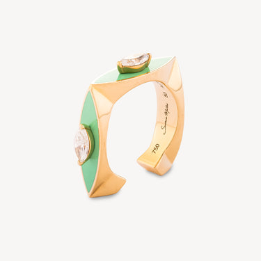 Bague Eye Candy Marquise Lime