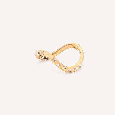 La bague Sway Polka Dot en diamants