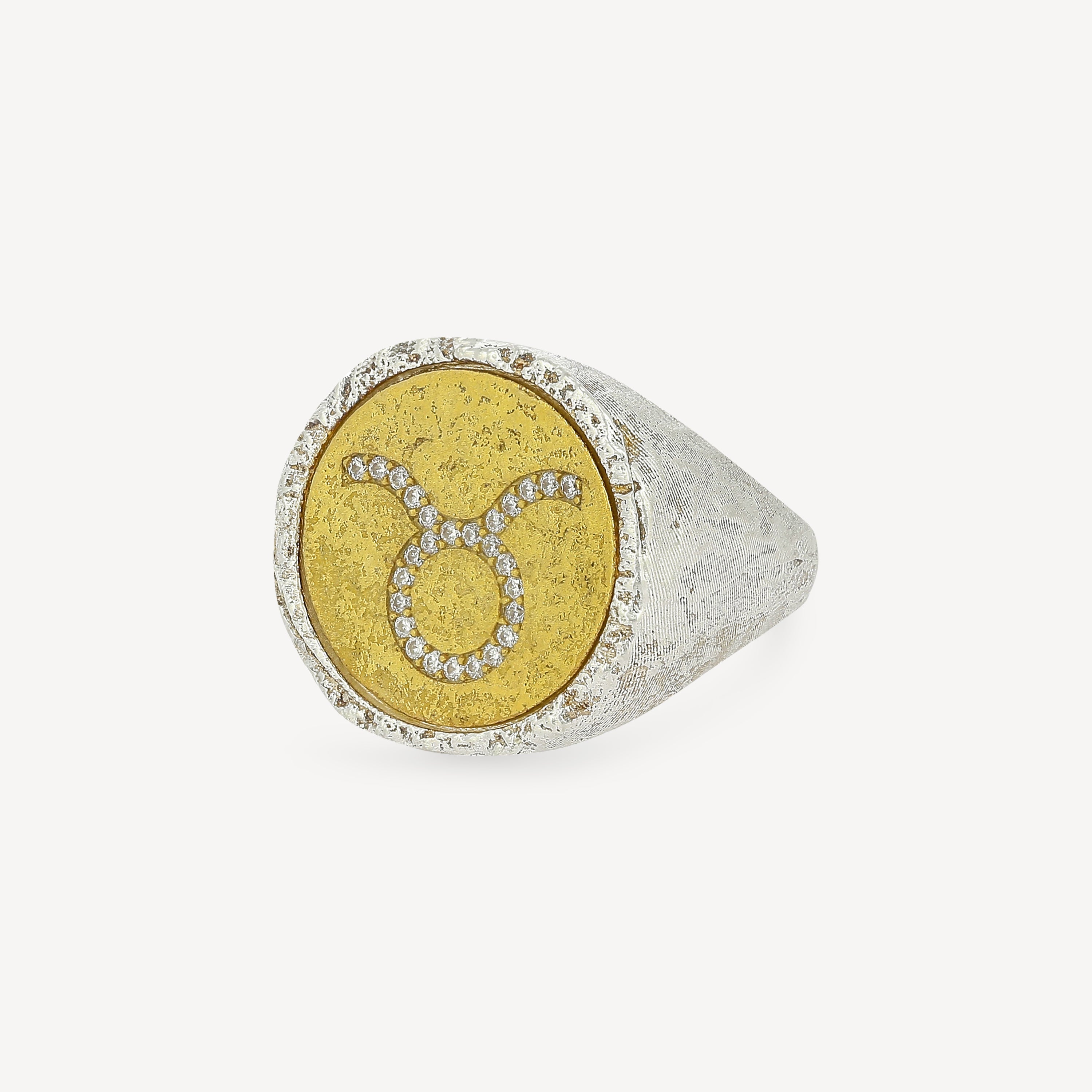 Taurus Zodiac Ring - Ciafanelli - Rings with diamonds - Mad Lords – MAD ...
