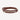 Bracelet Or Blanc 2 Stars Cuir Rouge