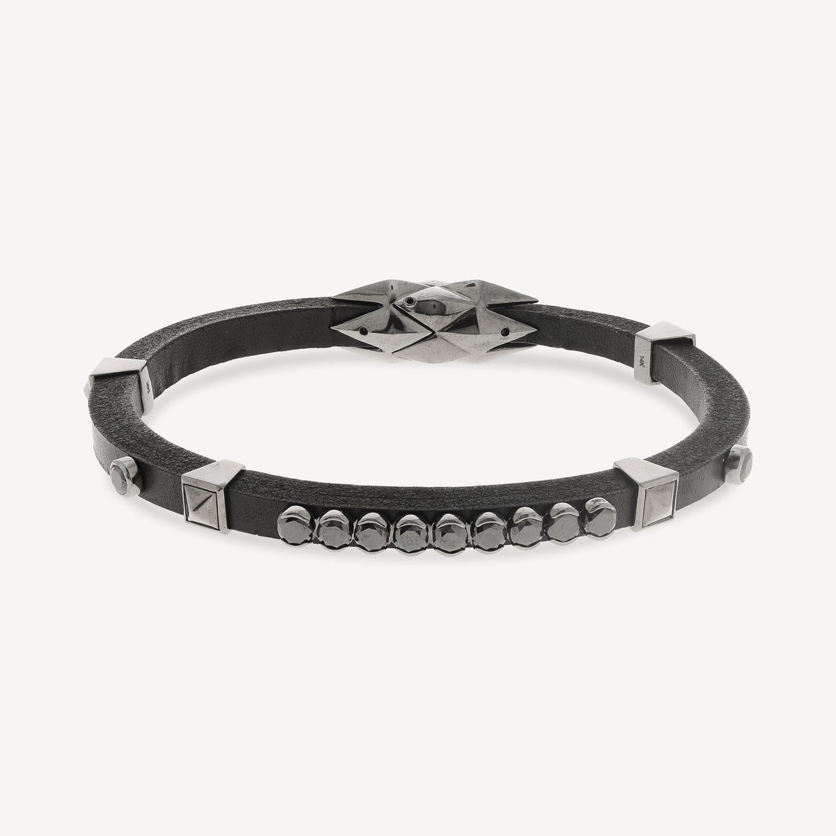Bracelet Or Noir Diamants Noirs