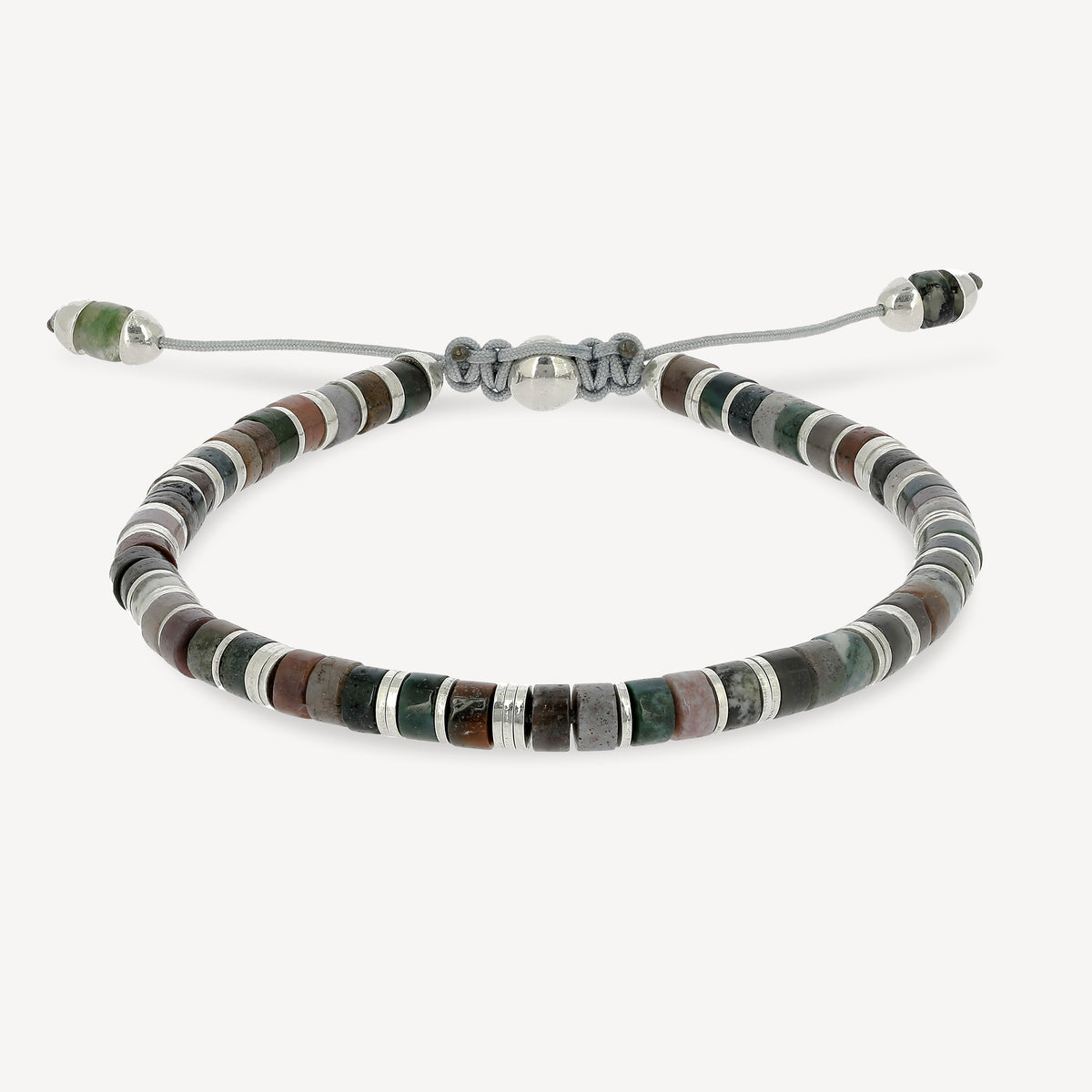 Tucson Bracelet Silver India Agate Gemstone