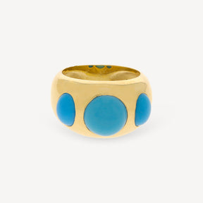 Bague Turquoise Chunky Nomad
