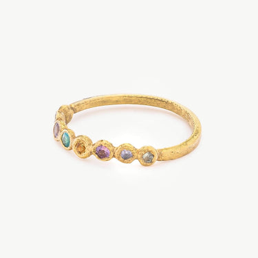 Bague Pastel Bubbles Band Sapphires