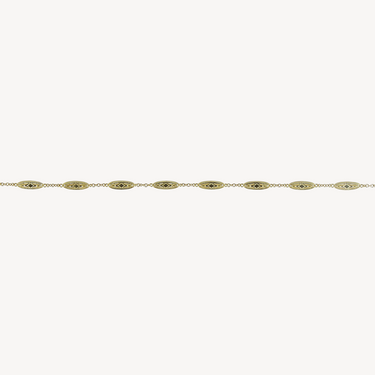 Vintage kleine filigrane Gliederkette