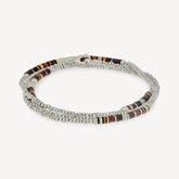 Volta 35 Armband Hellgelbe Musterperlen