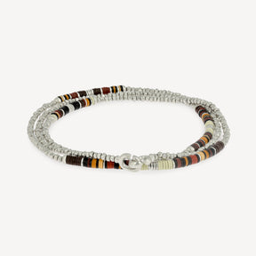 Volta 35 Armband Hellgelbe Musterperlen