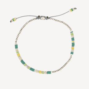 Volta 4 Armband grüne Musterperlen