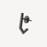 Boucle d'oreille Callisto Or Noir Diamants Blancs