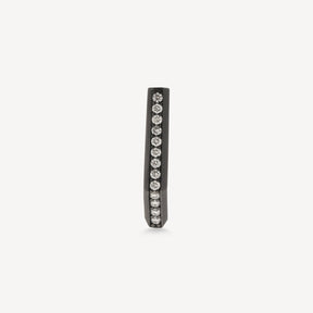 Boucle d'oreille Callisto Or Noir Diamants Blancs