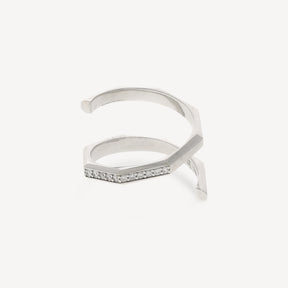 Bague Hypnosis Or Blanc Diamants Blancs