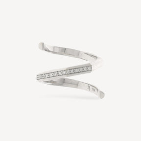 Bague Hypnosis Or Blanc Diamants Blancs