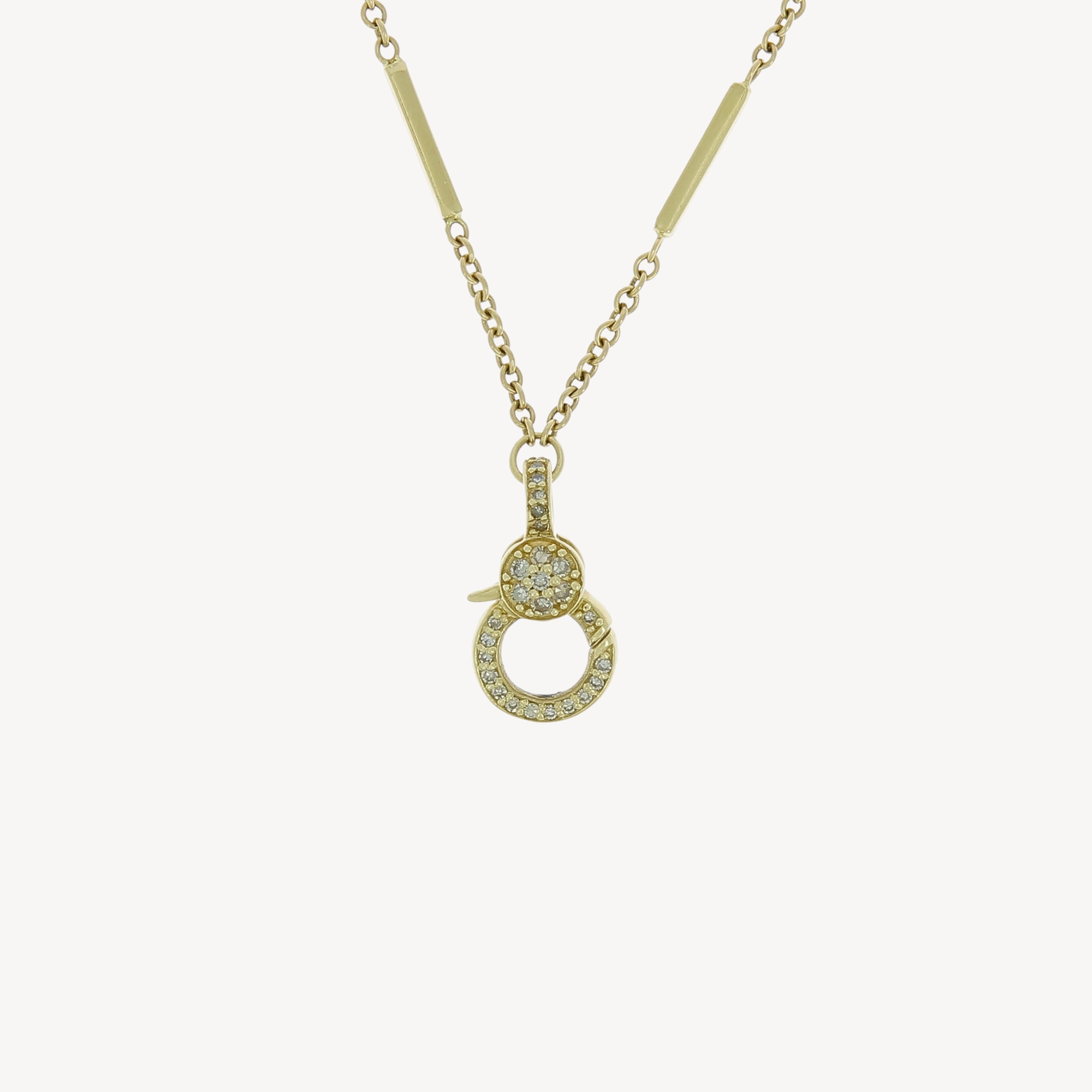 Yellow Gold Turquoise 6 Links Necklace