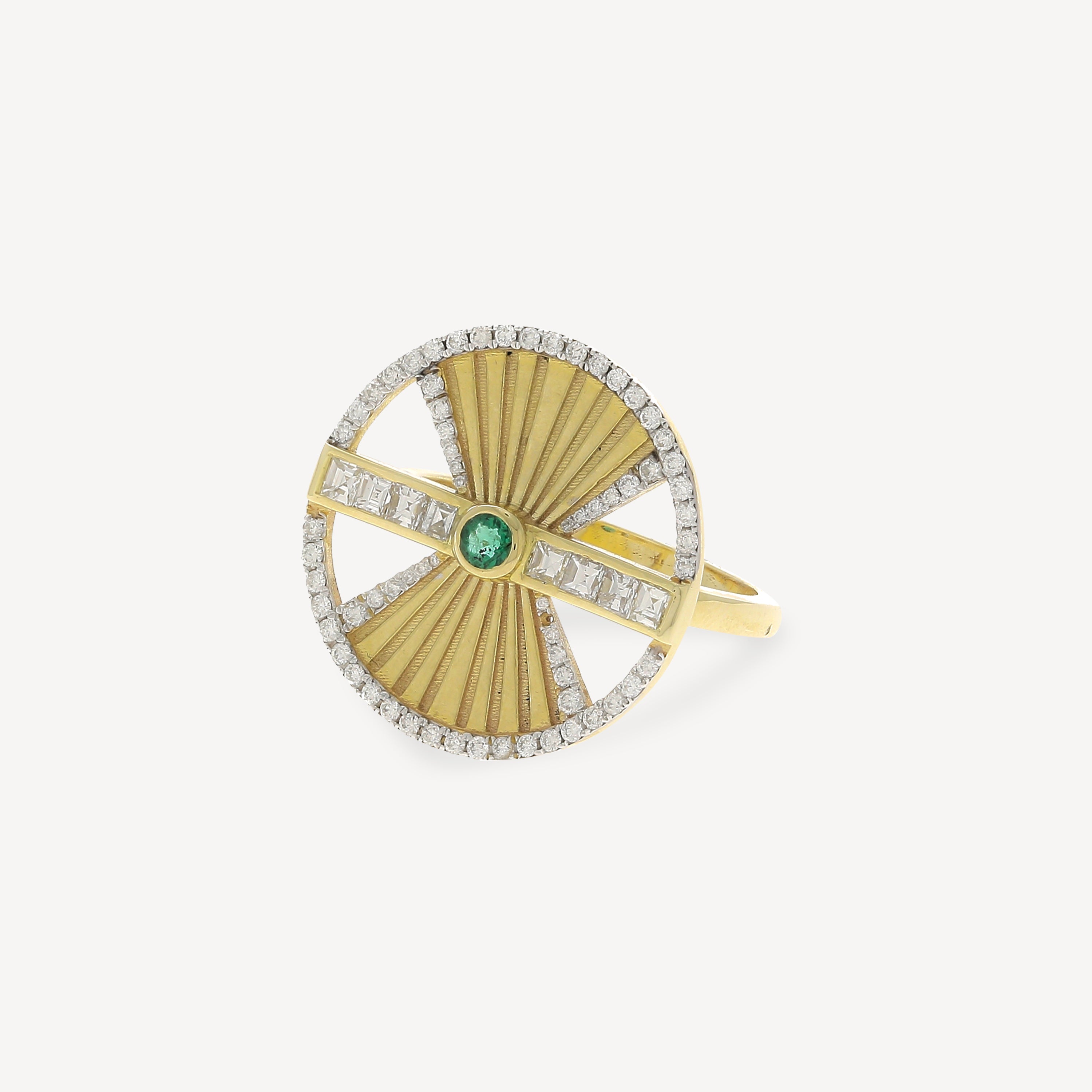 Crepuscular Ring Yellow Gold