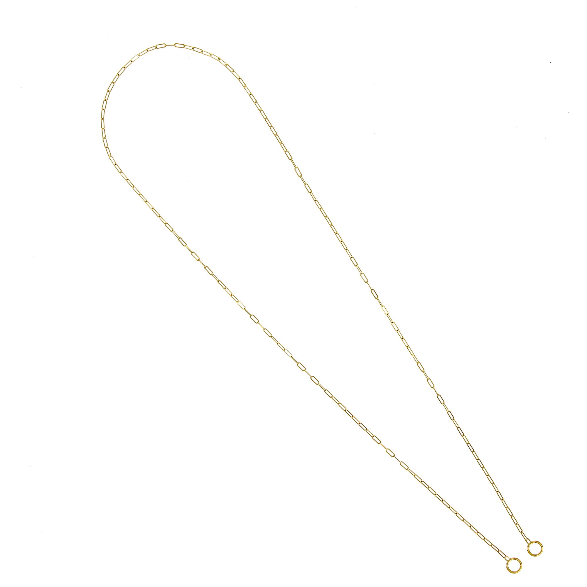 Yellow Gold 24 Square Links Chain