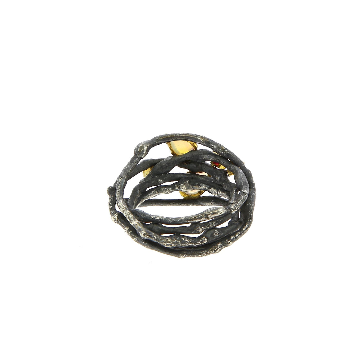 Bague fil d'argent et or - Boaz kashi - Bagues pour femme - Mad Lords