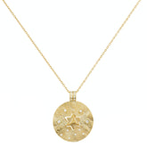 Collier Médaille Merkaba Diamants