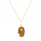 Collier Main Baby Oeil de Tigre