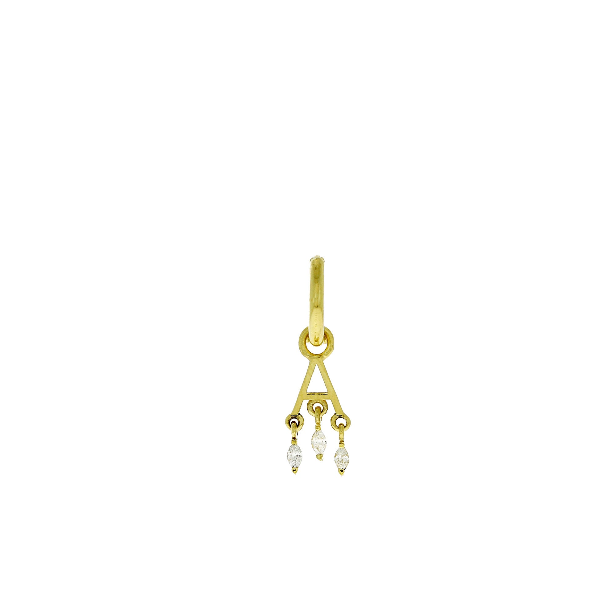 Boucle d'oreille A Marquise Initial