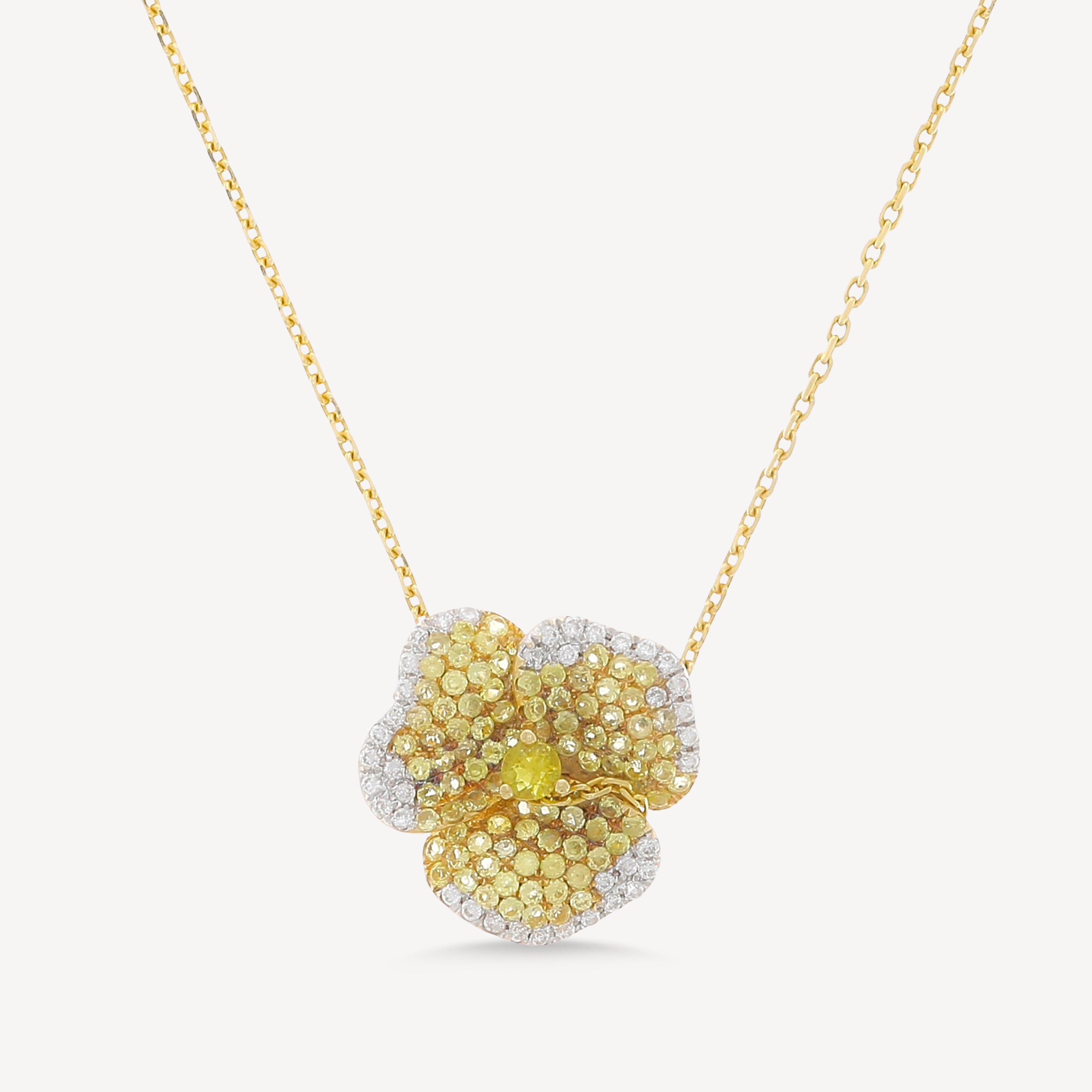 Yellow Flower Necklace