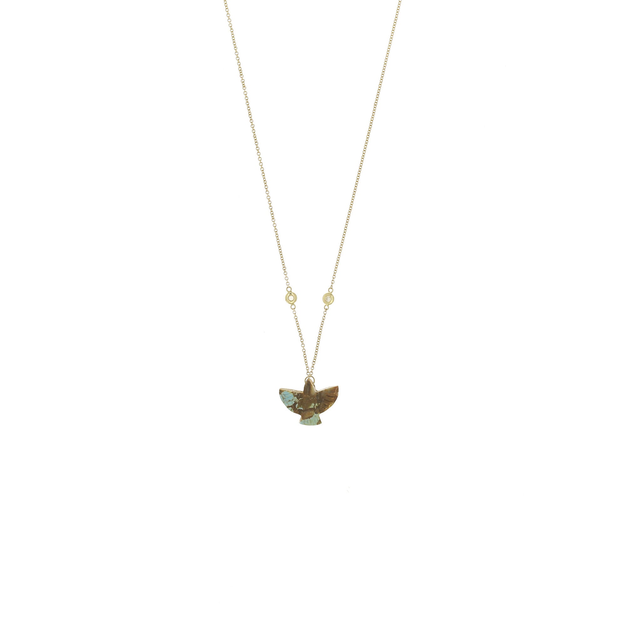 Thunderbird Baby Turquoise Necklace