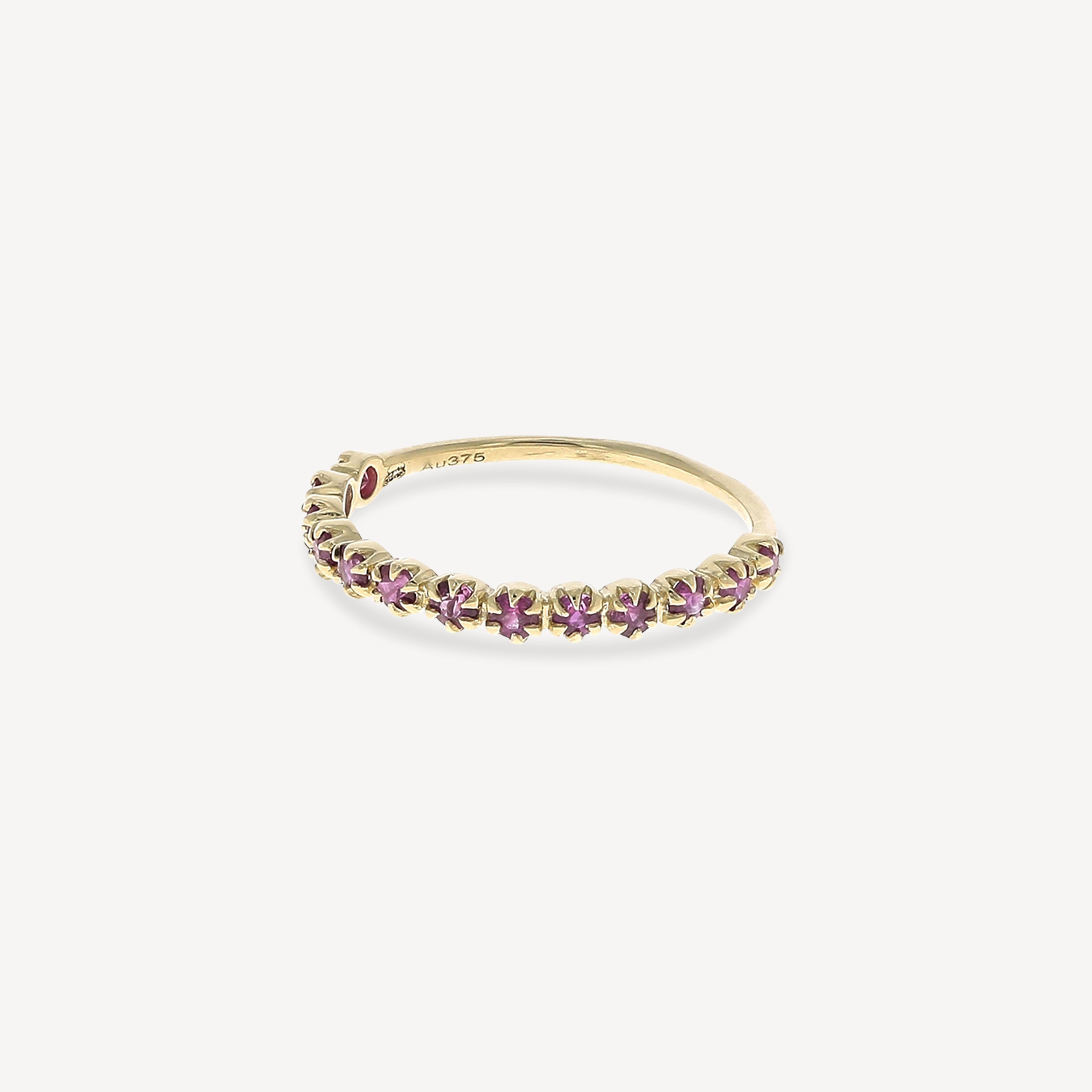 Ava Ring n°2 Pink Sapphire