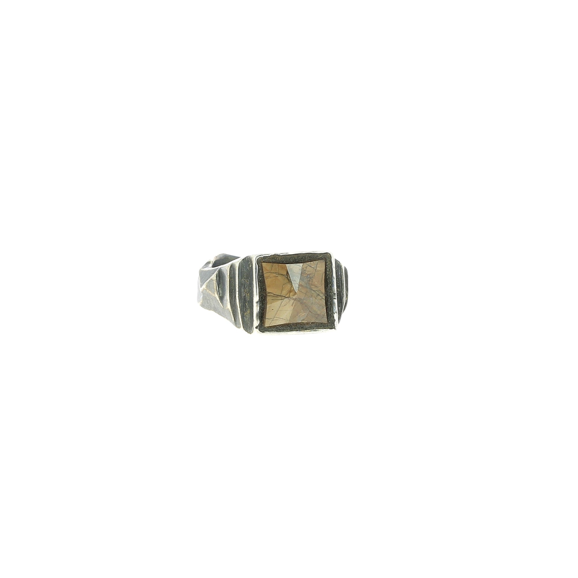 Golden Sheen Sapphire Ring Small Model