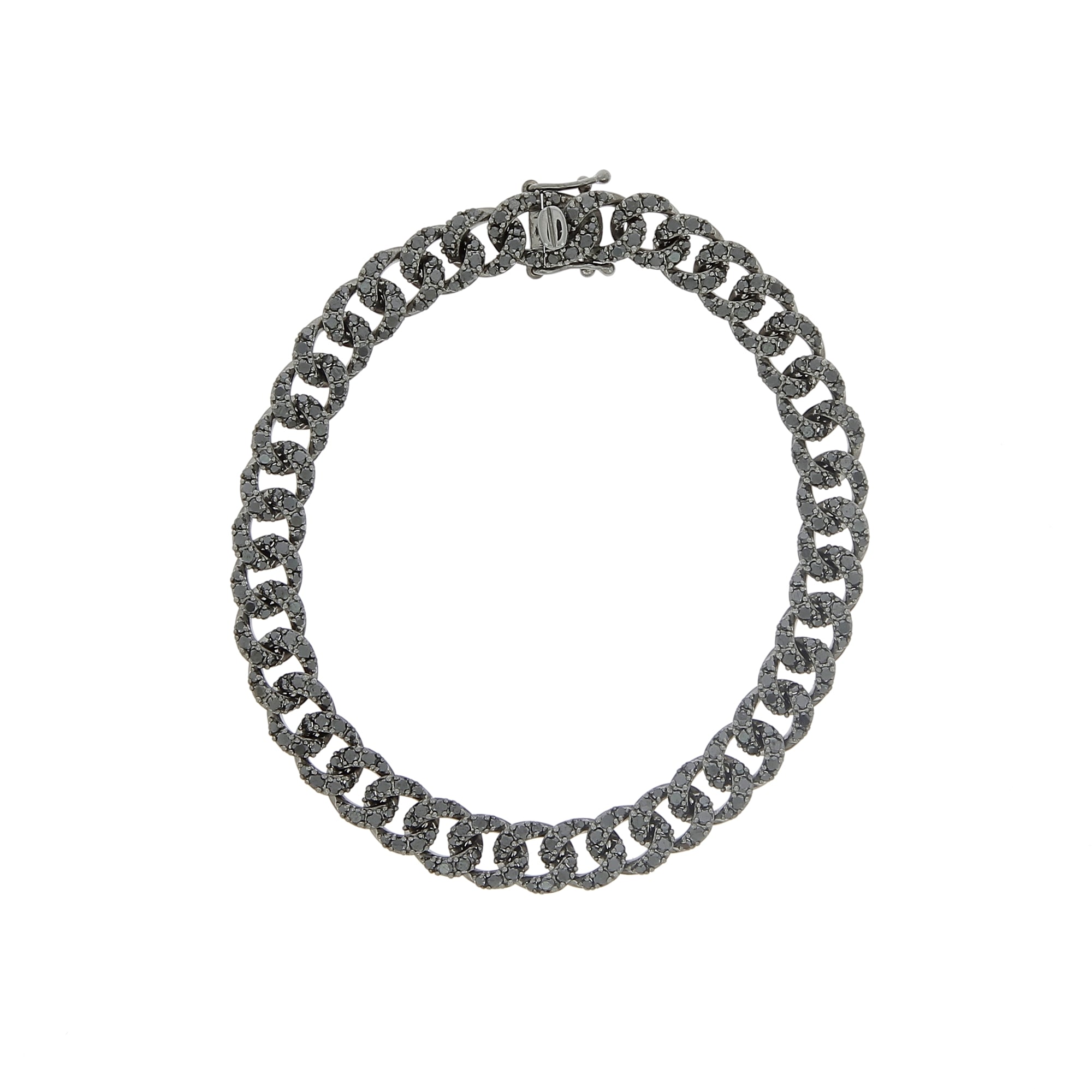 Bracelet Bond or noir diamants noirs Dries Criel Bracelets pour