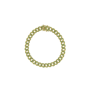 Bracelet Bond Tsavorite Or Jaune