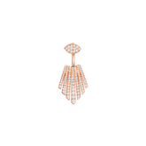 Boucle d'oreille Mykonos Or Rose et Diamants