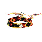 Bracelet Bahia Soleil 1 Diamant Argent Orange