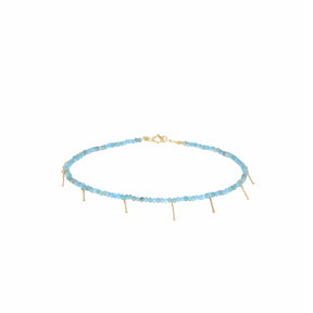 Bracelet de Cheville Summertime Apatite