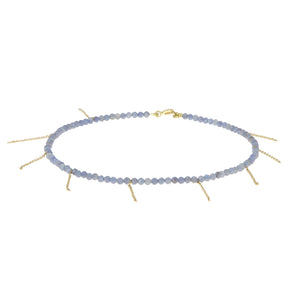 Bracelet de Cheville Summertime Saphir Bleu