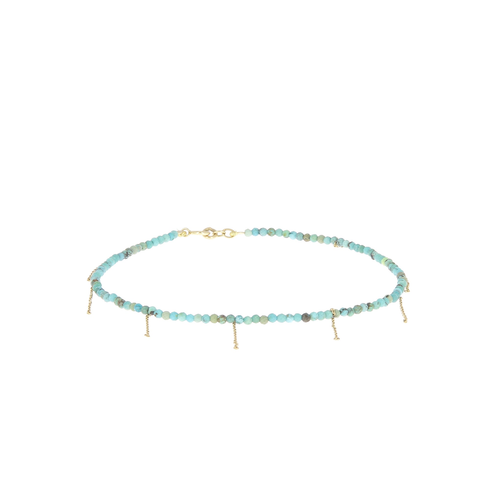 Summertime Turquoise Ankle Bracelet 
