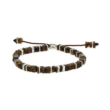 Razze Square Disc Eye Of Tiger Armband