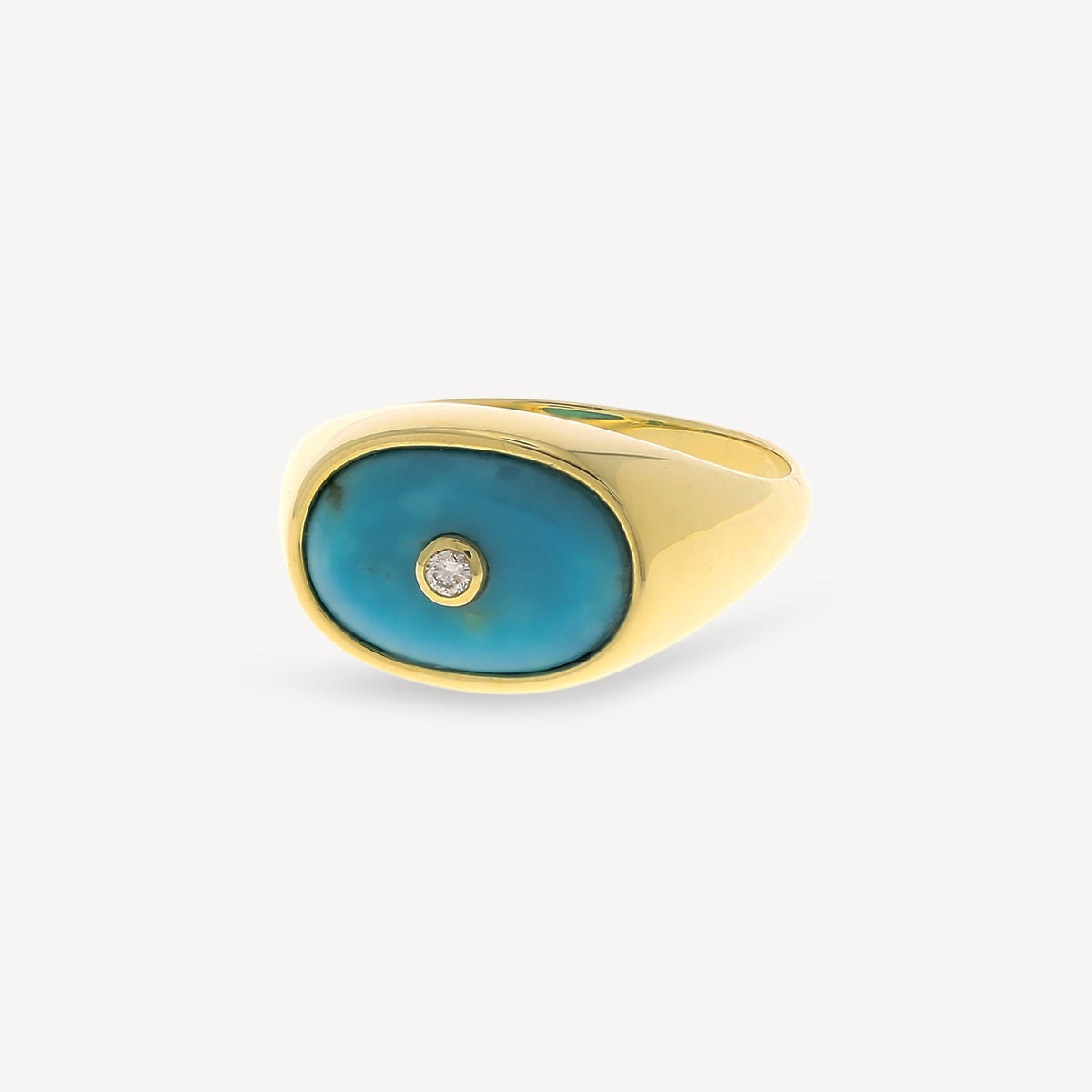 Orso Turquoise Signet Ring