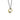 Cognac Diamonds Yellow Gold and Silver Necklace