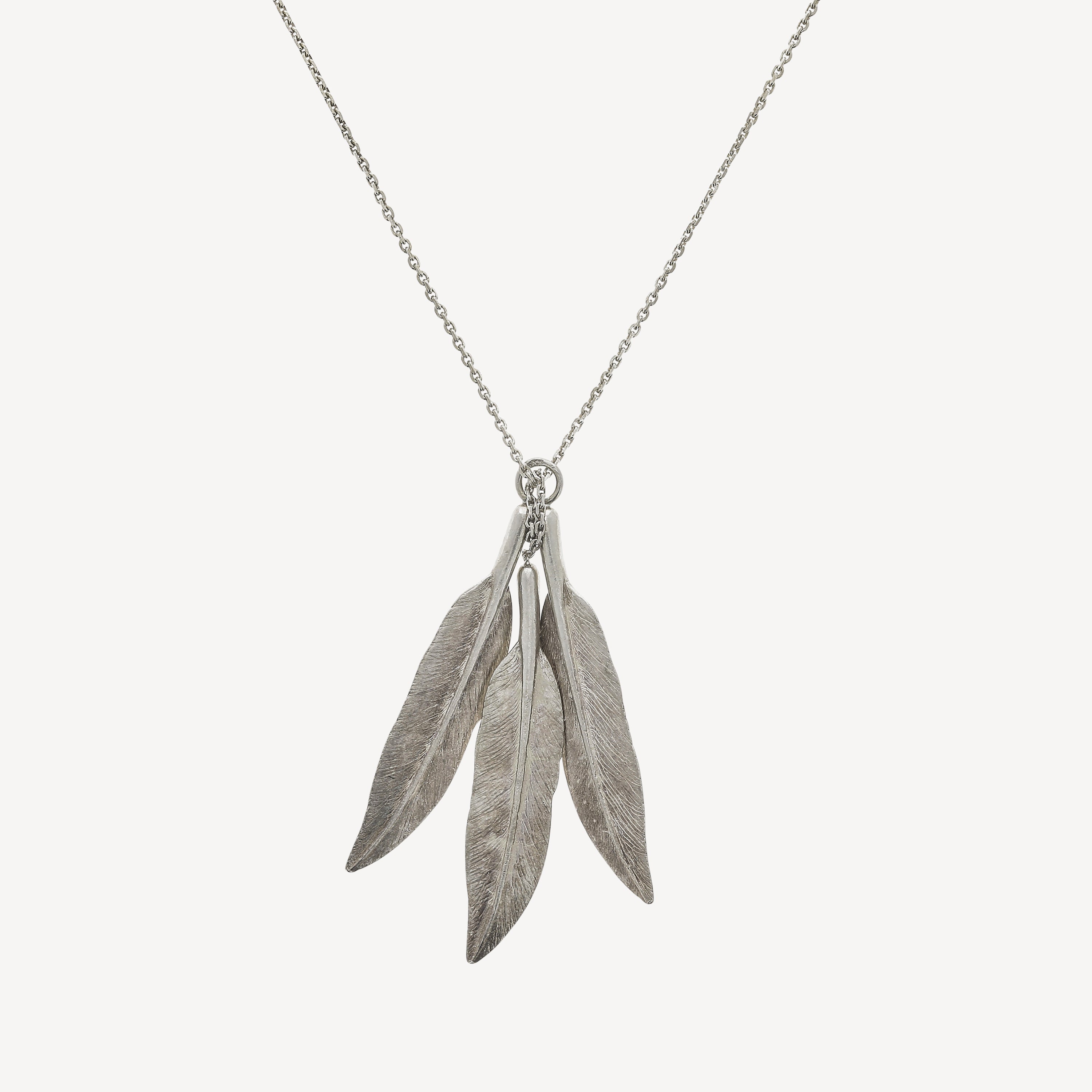 Aurelie Bidermann 3 Feather Necklace