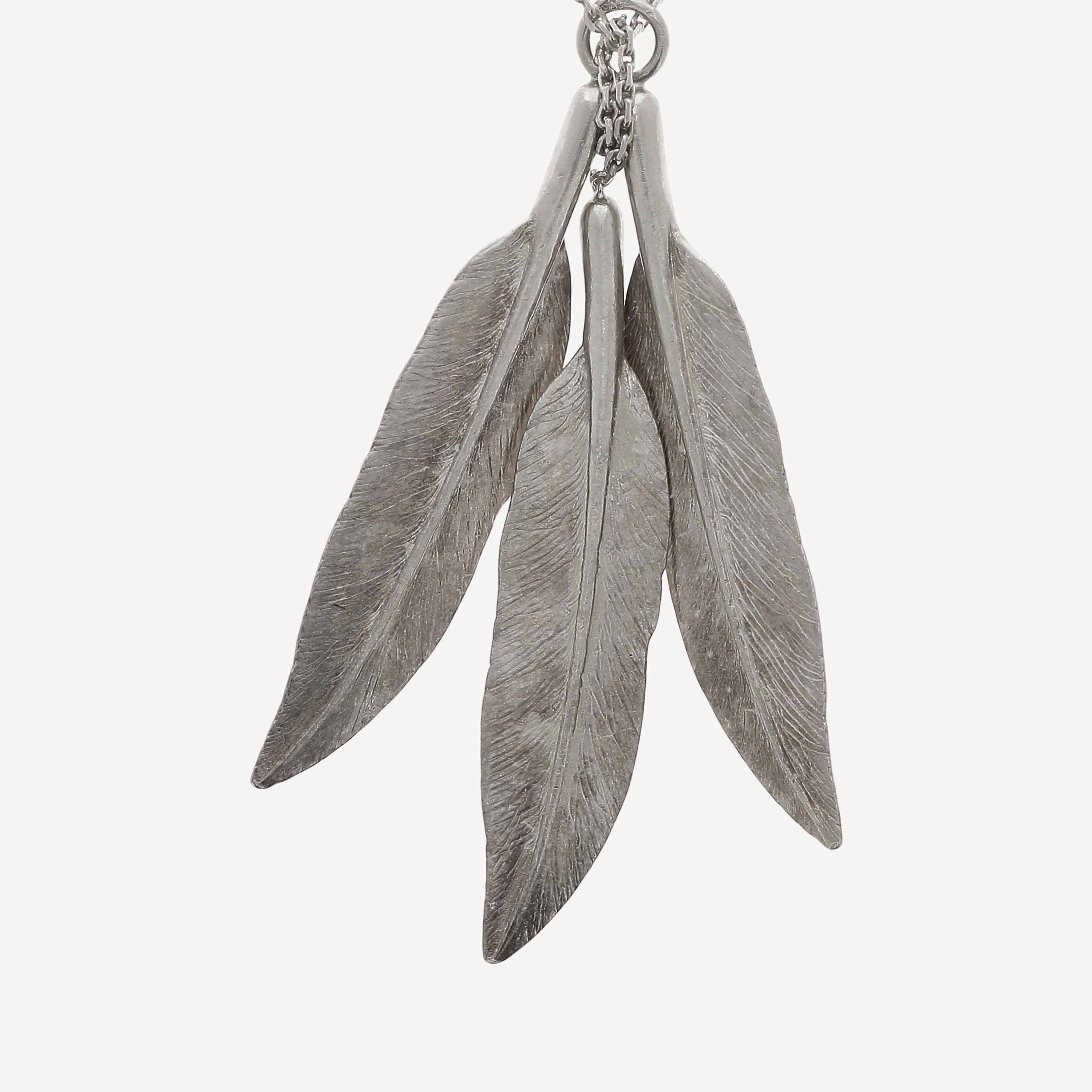 Aurelie Bidermann 3 Feather Necklace