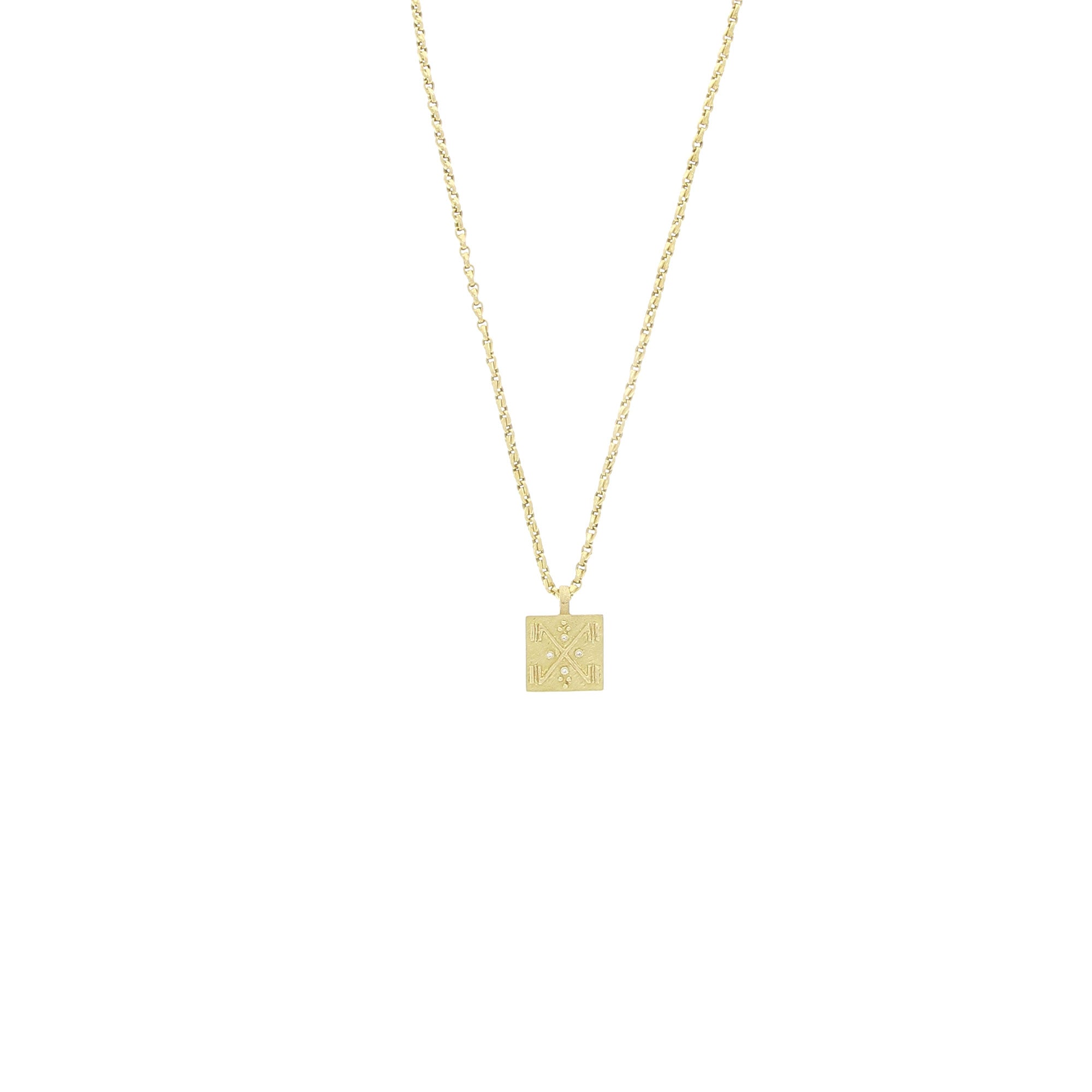 Yellow Gold Azeg Necklace