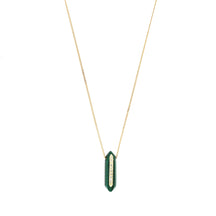 Collier Moon n°1 Malachite