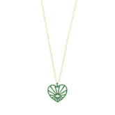 Collier Saint Tropez Or Rose et Tsavorites